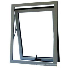 Powder Coated Aluminum Top Hung Window with Double Glass